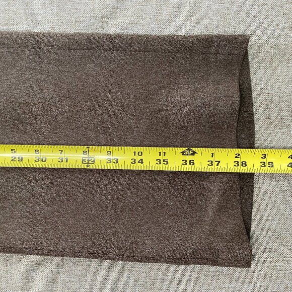 Vintage Levi's Action Slacks Dress Pants Men's 34 x 29 Mid Rise Brown Office USA - Picture 13 of 14